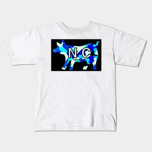 Salty Camo NC PIG Kids T-Shirt